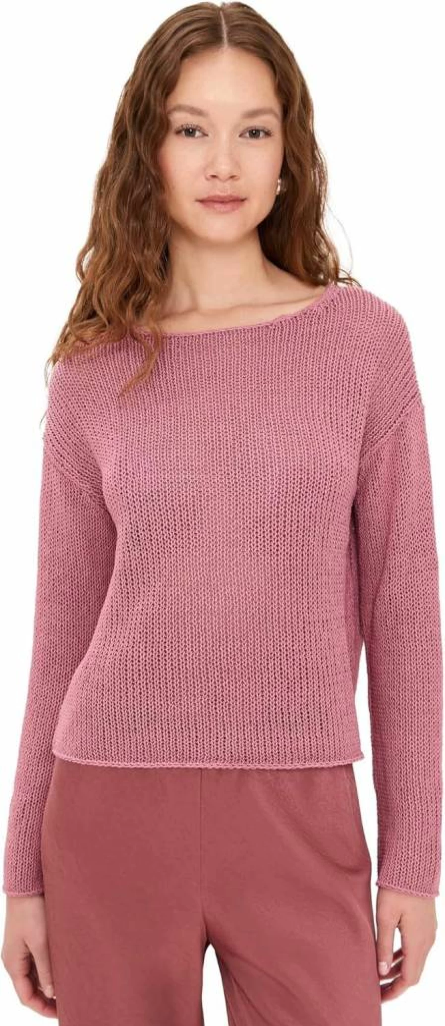 Vince Women's Coated Cotton Pullover Sweater - Stylish & Comfortable Knit Top