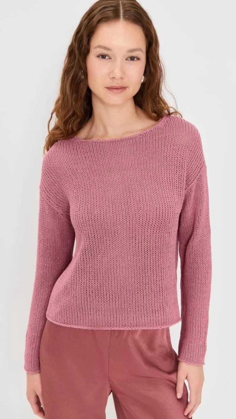 Vince Women's Coated Cotton Pullover Sweater - Stylish & Comfortable Knit Top