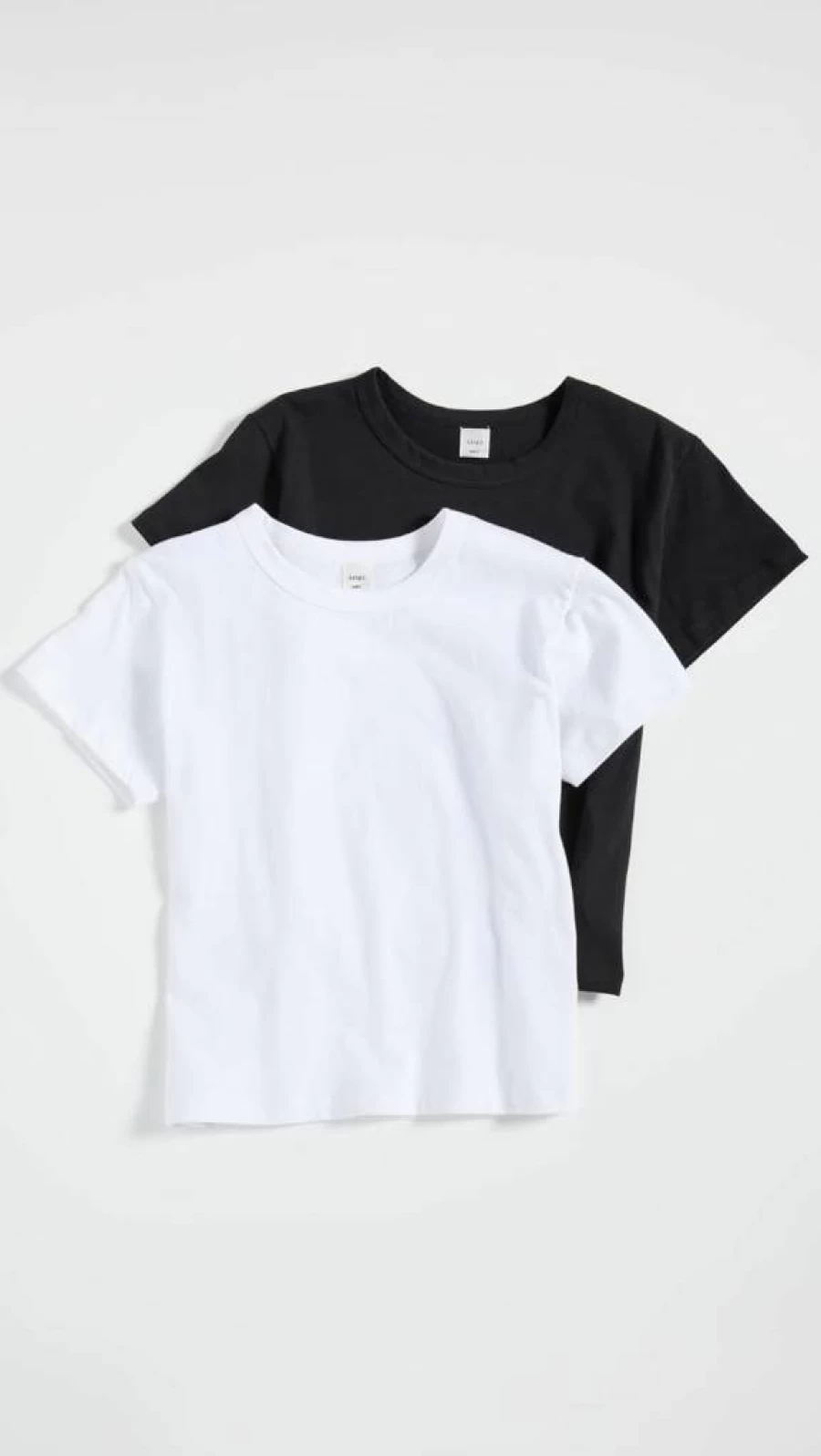 Leset Women's Margo Short Sleeve T-Shirt 2-Pack - Soft Cotton Basic Tees