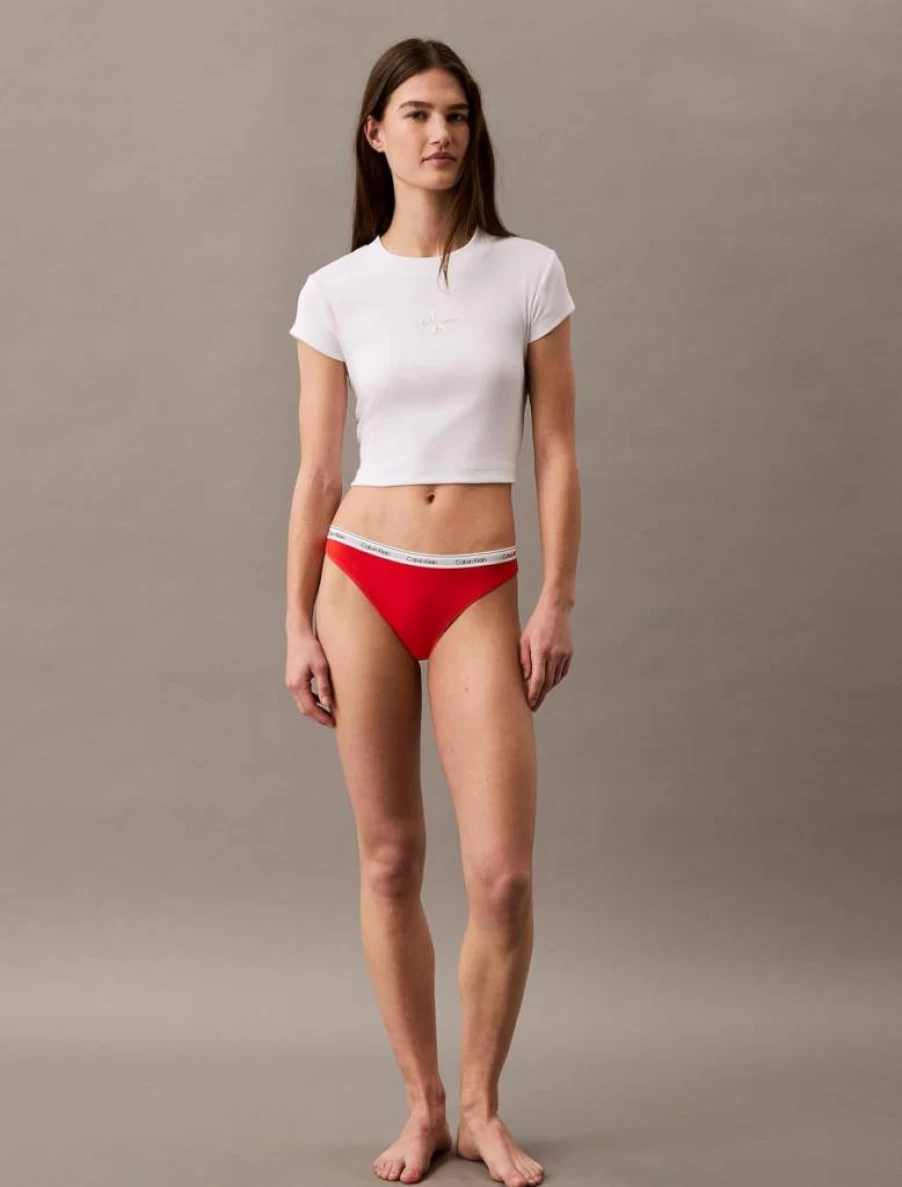 Calvin Klein Women's Modern Cotton Logo Bikini Underwear 5-Pack Multipack