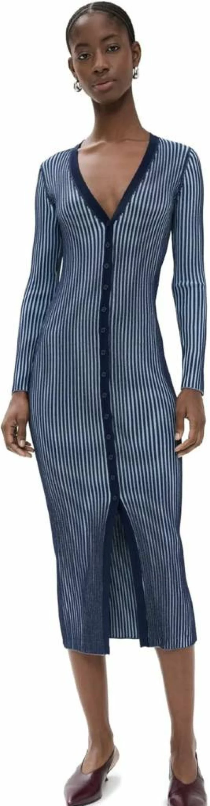 STAUD Shoko Sweater Dress for Women - Knit Casual Pullover Tunic