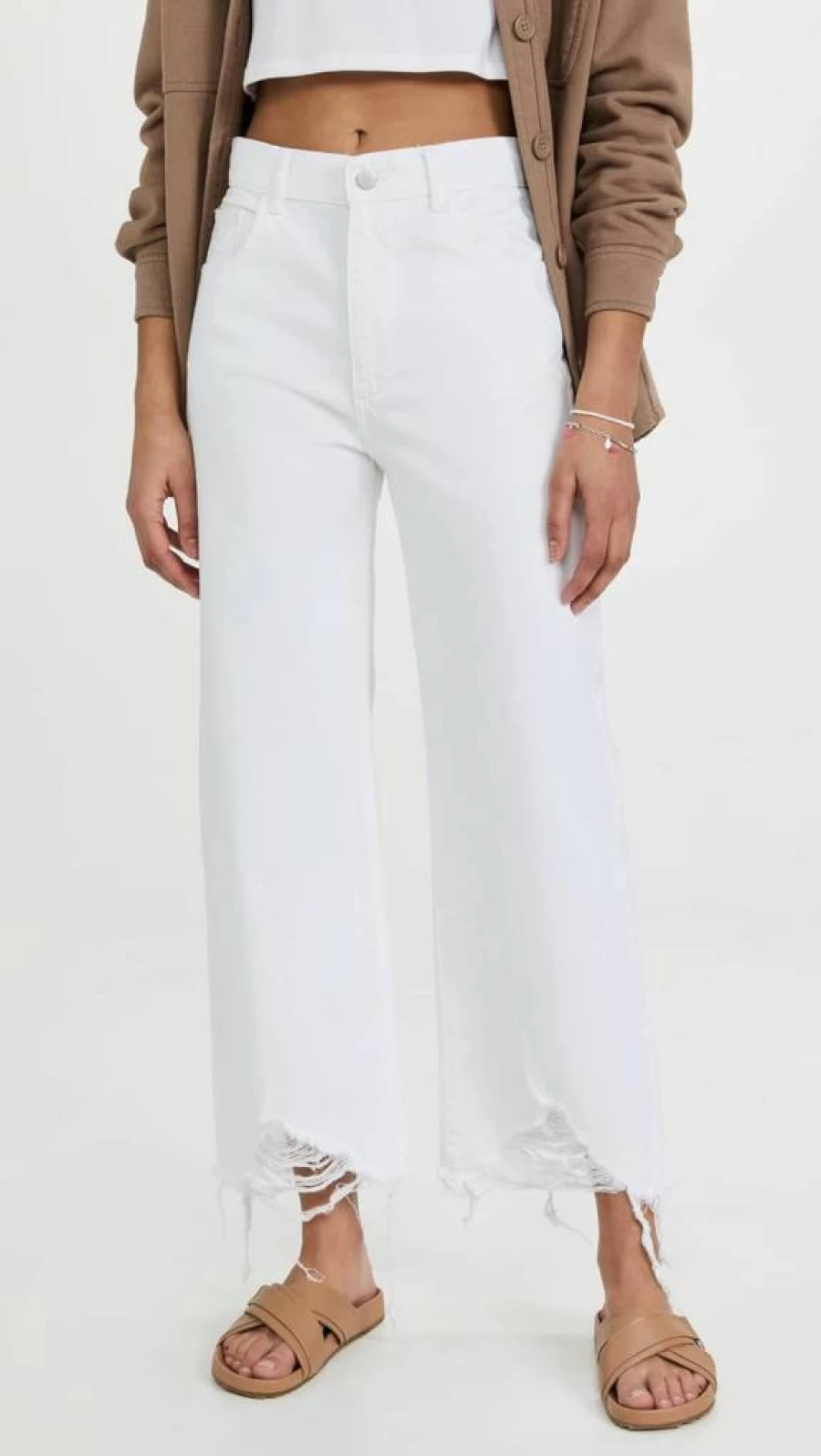 DL1961 Women's Hepburn High Rise Wide Leg Jeans - Sustainable Denim