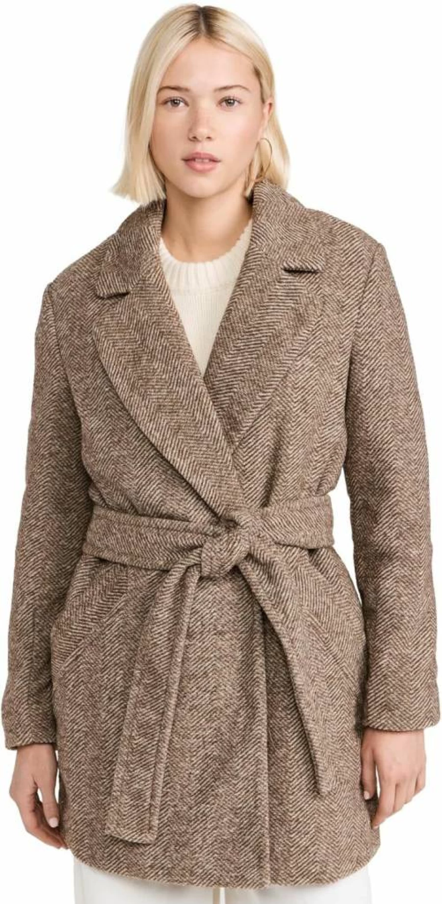 Z SUPPLY Women's Hawthorne Coat - Lightweight Longline Jacket with Front Pockets