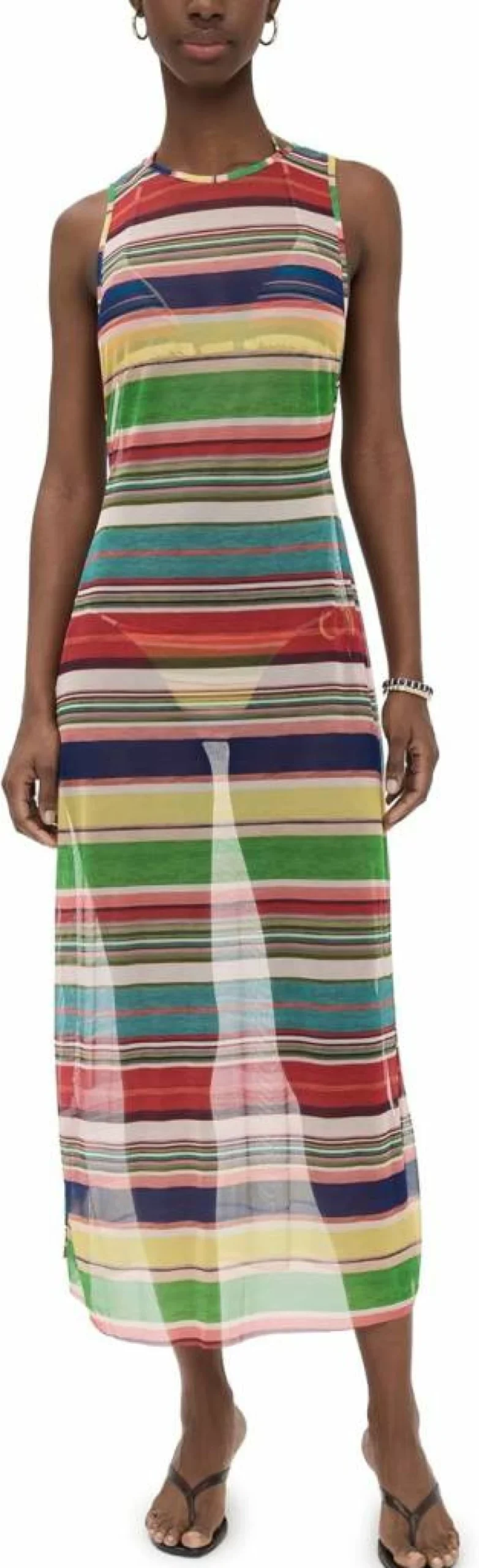 ViX Paula Hermanny Women's Mallorca Twist Long Coverup - Beachwear Resort Cover-Up Dress