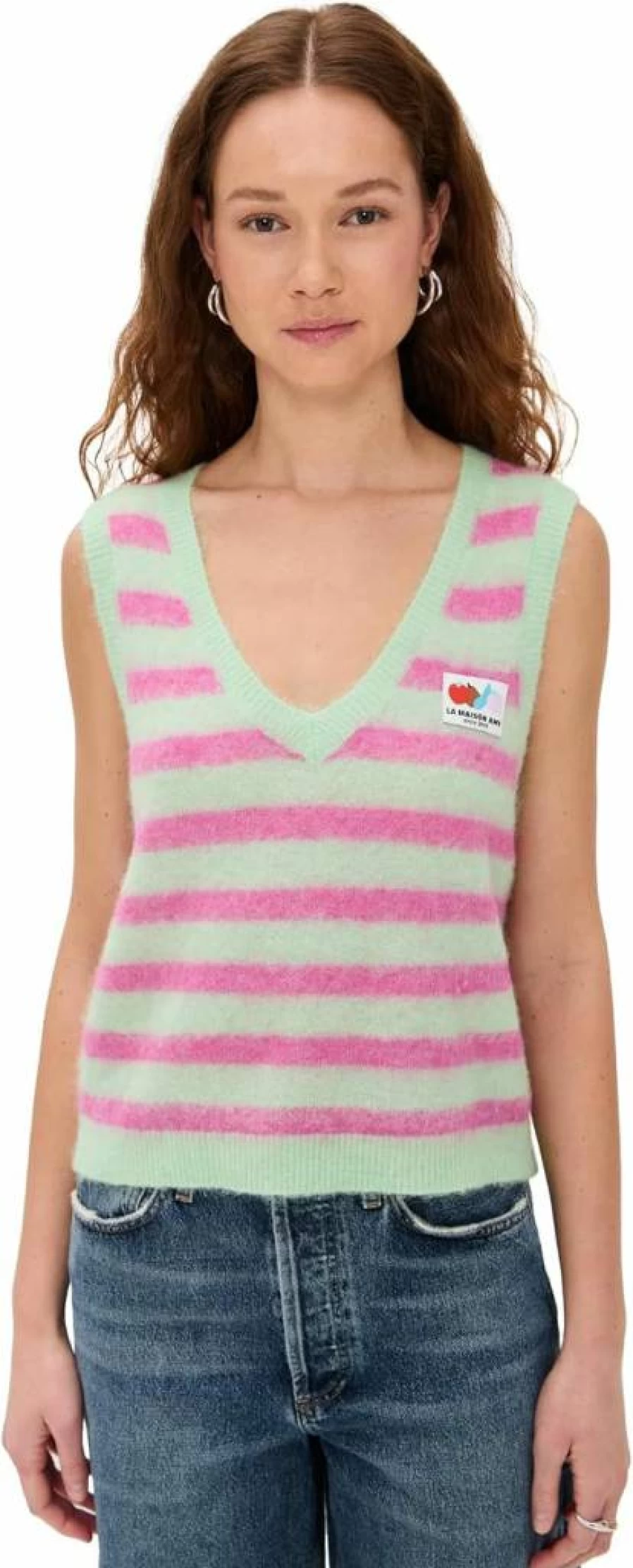 American Vintage Women's Alpaca Wool Vest – Warm & Stylish Winter Layer