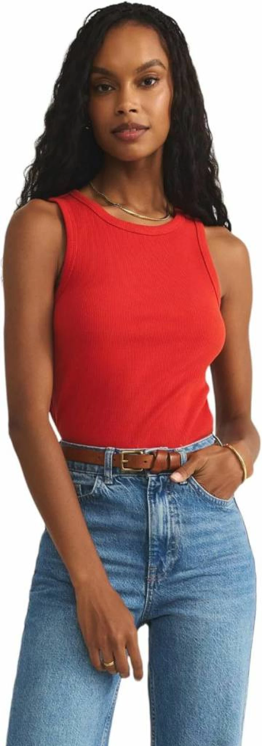 Z SUPPLY Women's Hadley Tank Top - Casual Comfort Fit Sleeveless Blouse