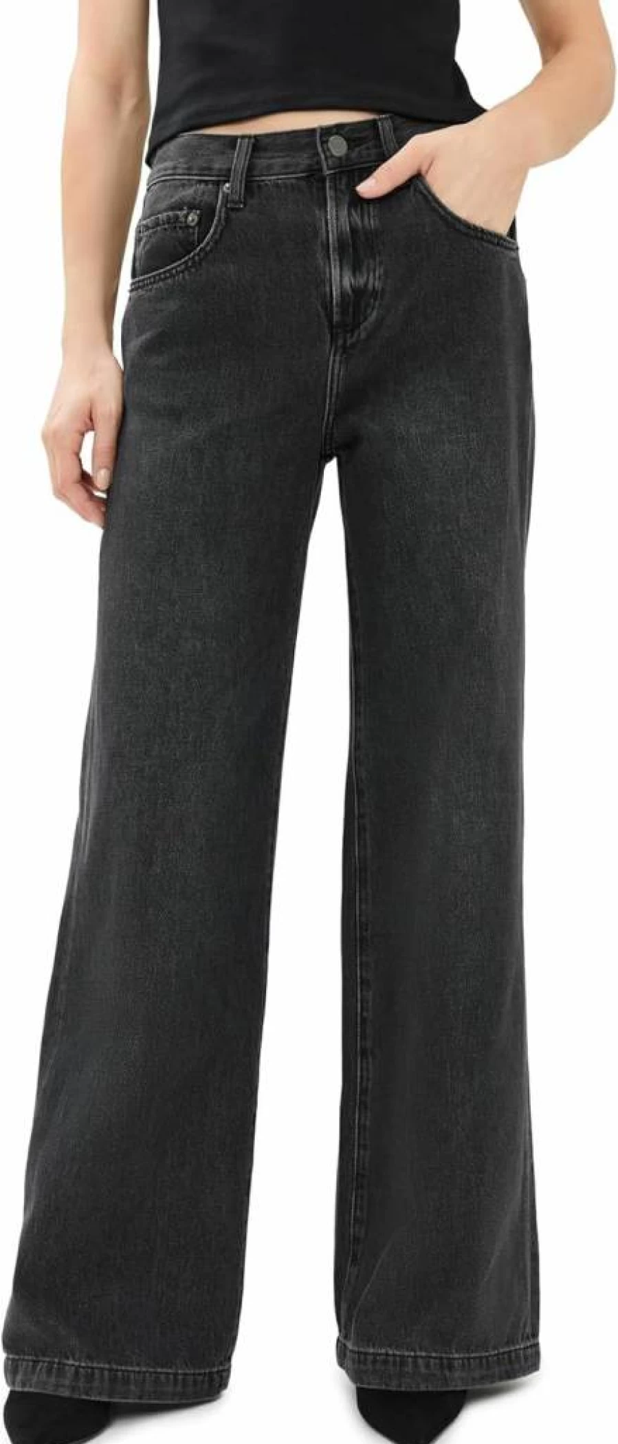 Pistola Denim Women's Jadyn Low-Rise Wide-Leg Palazzo Jeans