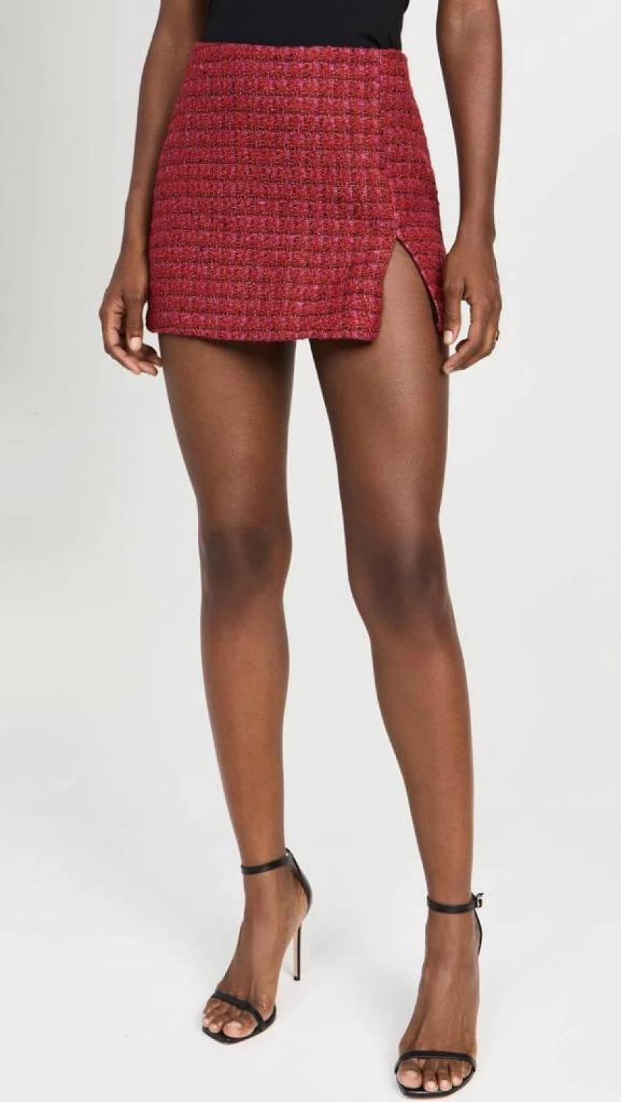 Amanda Uprichard Women's Dale High-Waisted Tennis Skort with Side Pockets