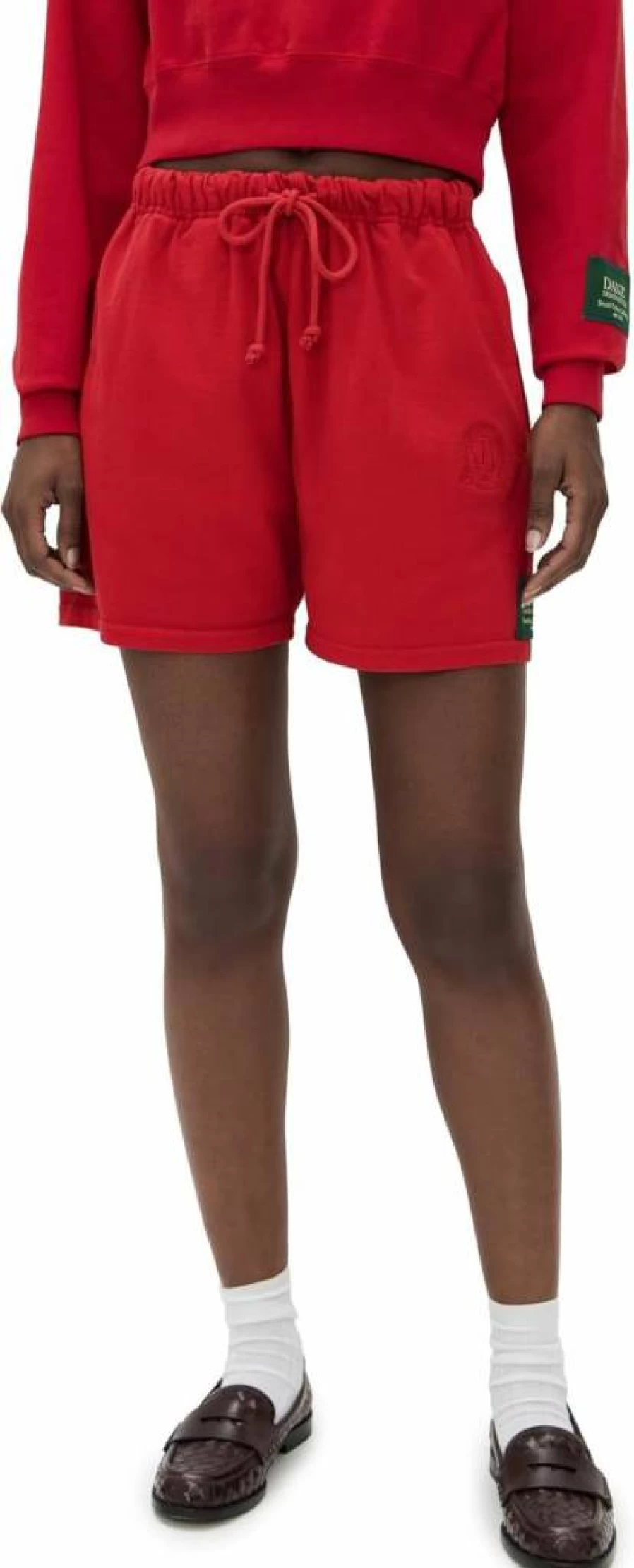 DANZY Women's High-Waisted Comfortable Breathable Jersey Shorts for Casual Wear