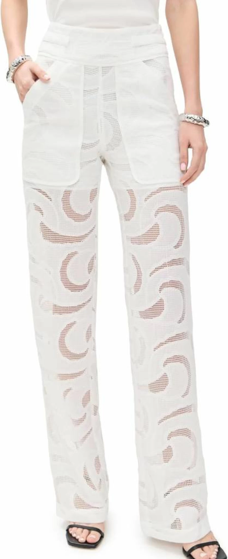 IRO Women's Utah High-Waisted Leather Pants - Stylish & Comfortable Faux Leather Trousers for Women
