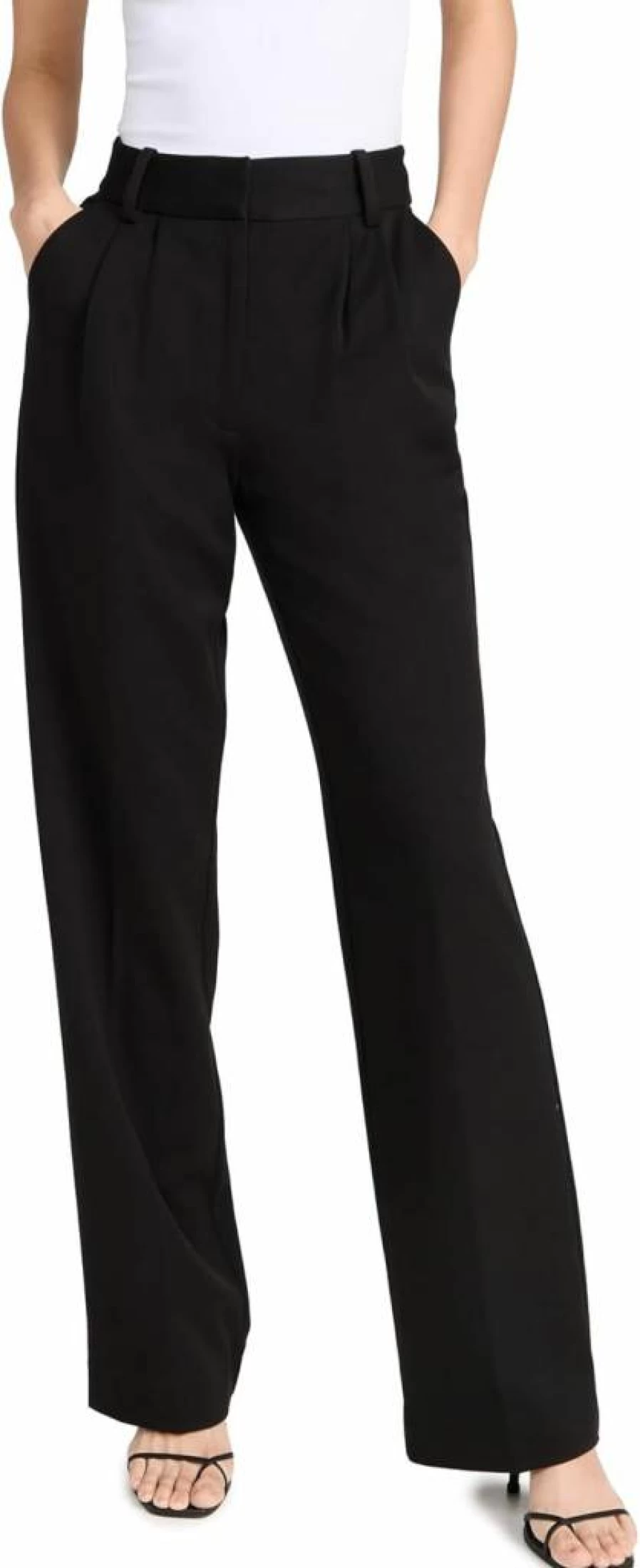 Favorite Daughter Women's High-Waisted Wide-Leg Pants - Comfortable & Stylish Lounge Trousers