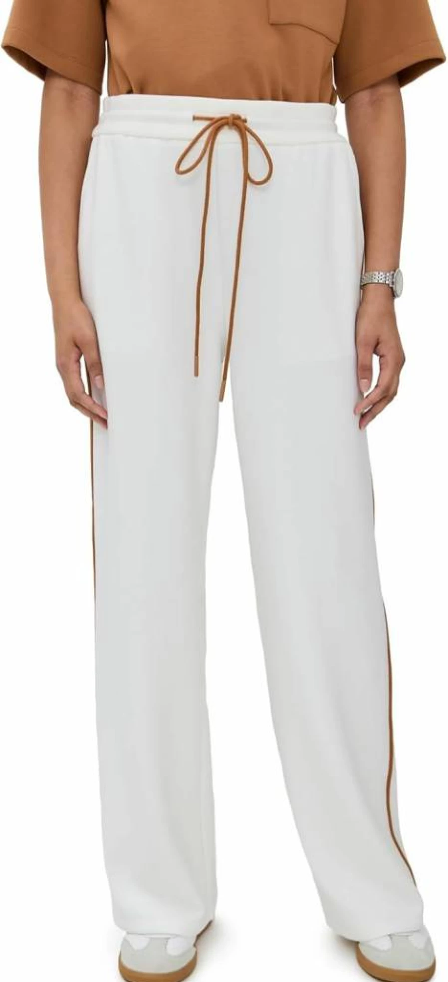 LE BOP Women's High-Waisted Lounge Sweatpants - Soft Casual Joggers for Comfort & Style