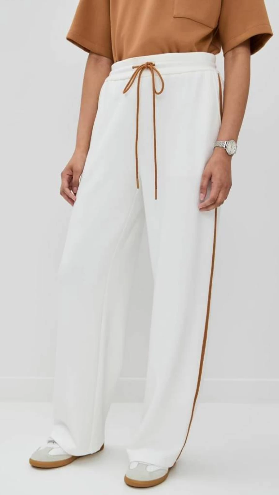 LE BOP Women's High-Waisted Lounge Sweatpants - Soft Casual Joggers for Comfort & Style