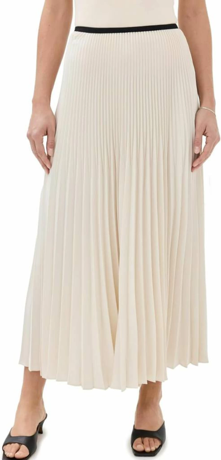 Jenni Kayne Women's Pleated Skirt - Elegant & Stylish A-Line Mid-Length Skirt for Women