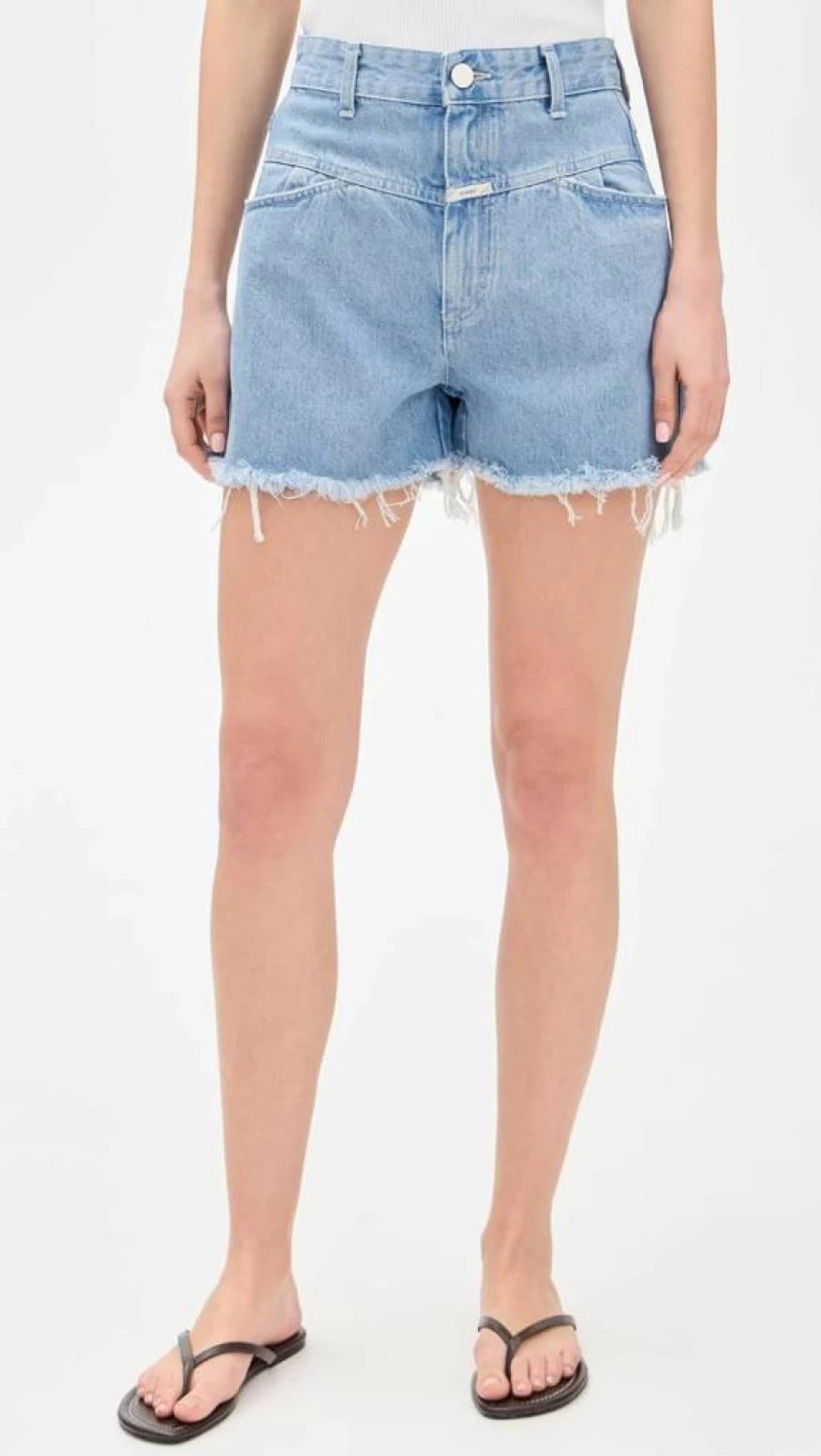 Closed Women's Jocy X High-Waisted Athletic Shorts for Running & Workouts