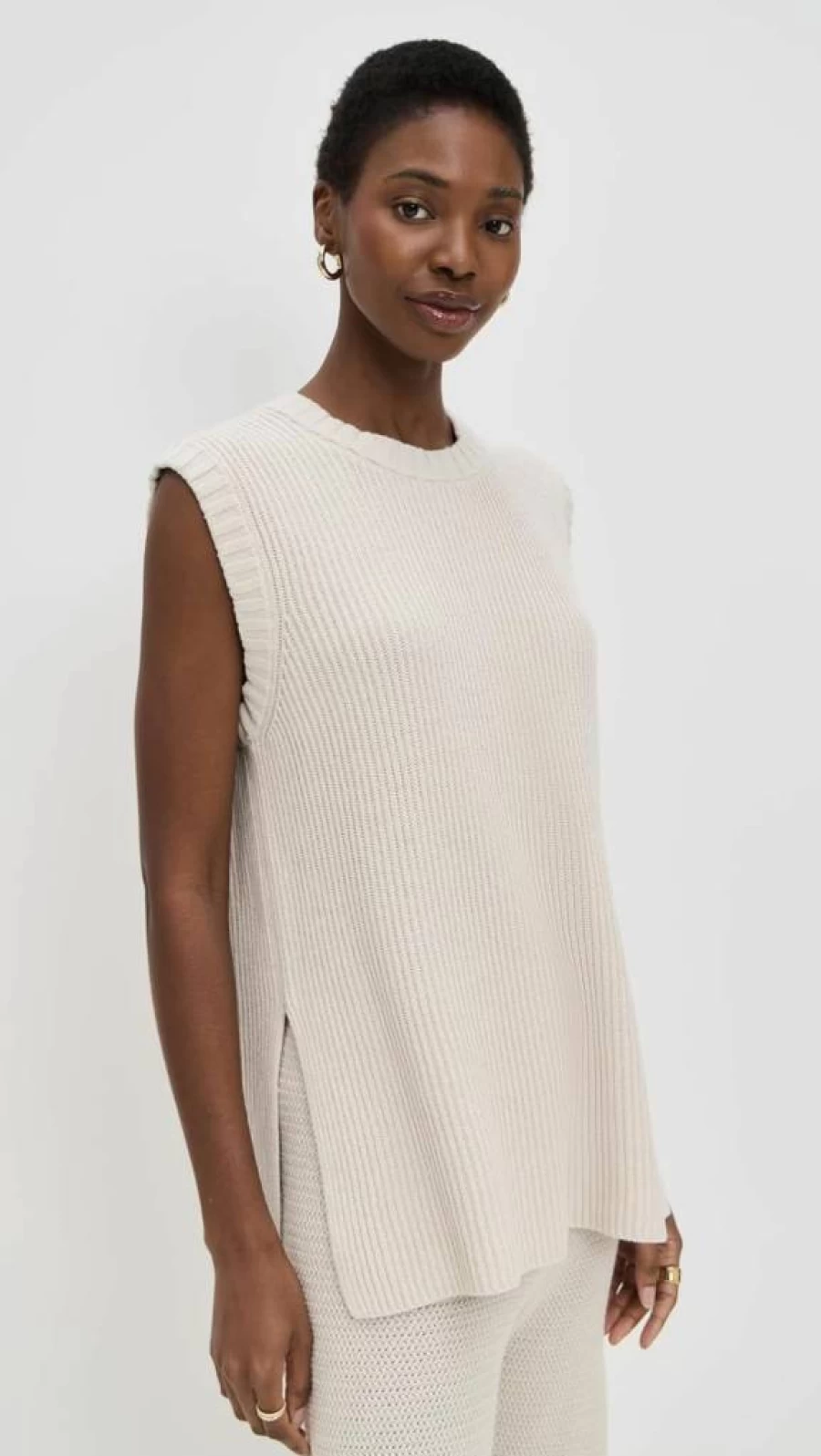 Splendid Women's Cella Jane Knit Tunic Vest - Casual Sweater Vest for Women