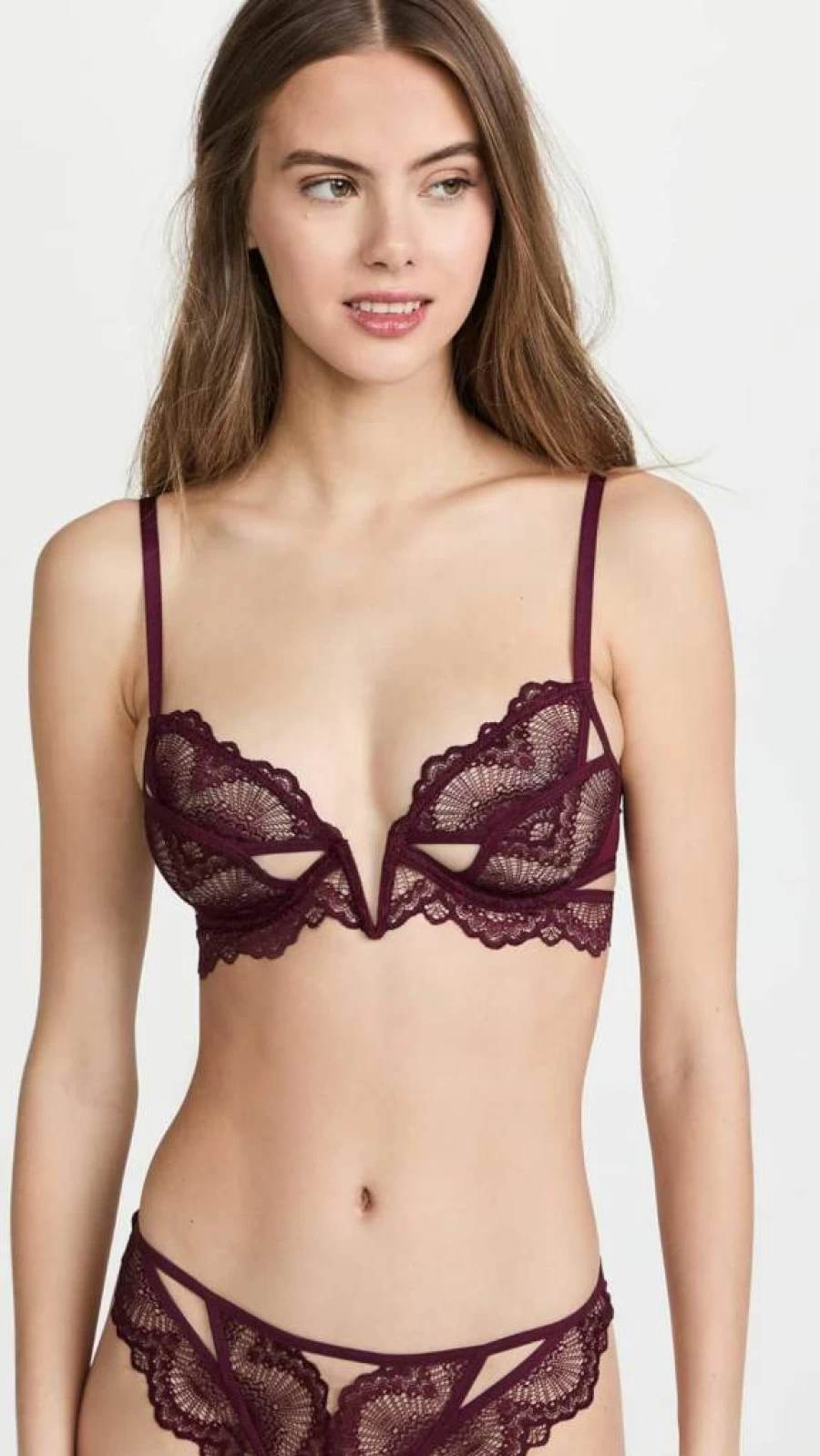 Thistle and Spire Women's Kane Lace Bra - Elegant Lingerie for Comfort and Style