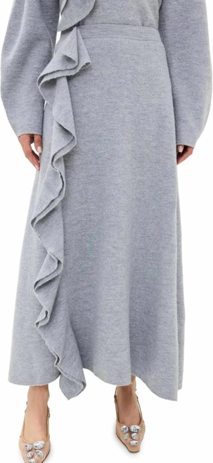 Ulla Johnson Mireya Floral Print Midi Skirt for Women - Boho Chic Style
