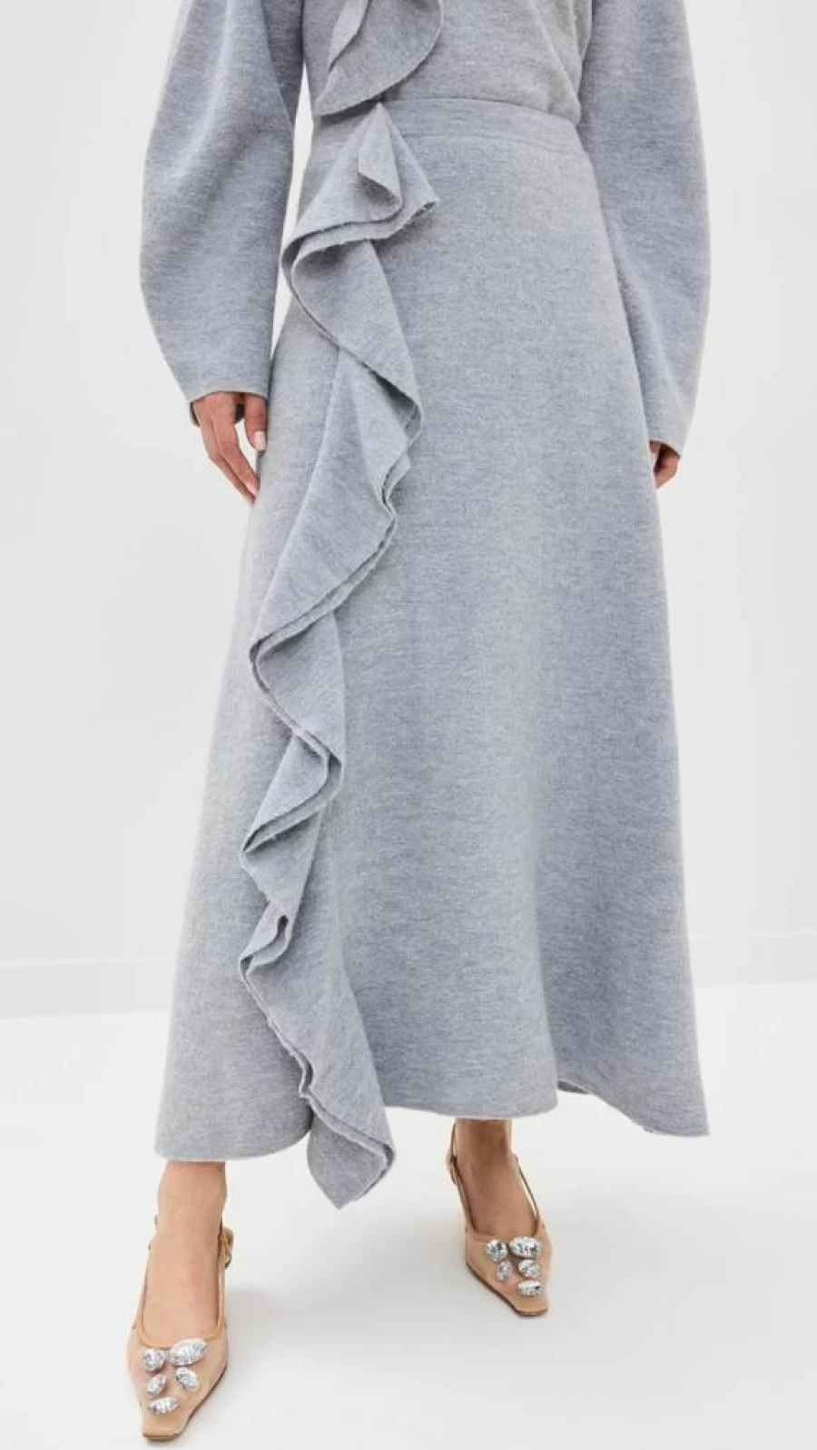 Ulla Johnson Mireya Floral Print Midi Skirt for Women - Boho Chic Style