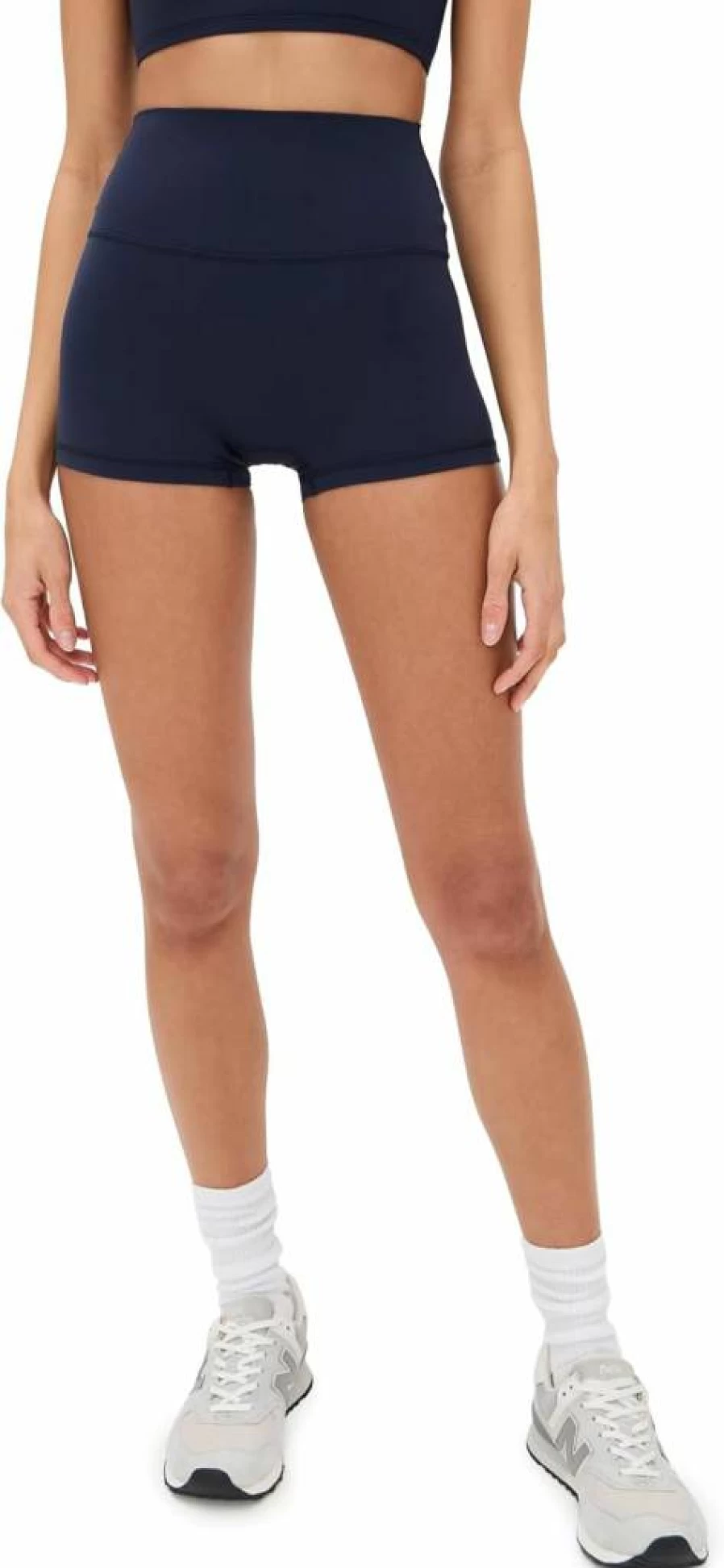SET Active Women's Airluxe Breathe Mini Shorts - High-Waisted Workout Shorts for Yoga & Running