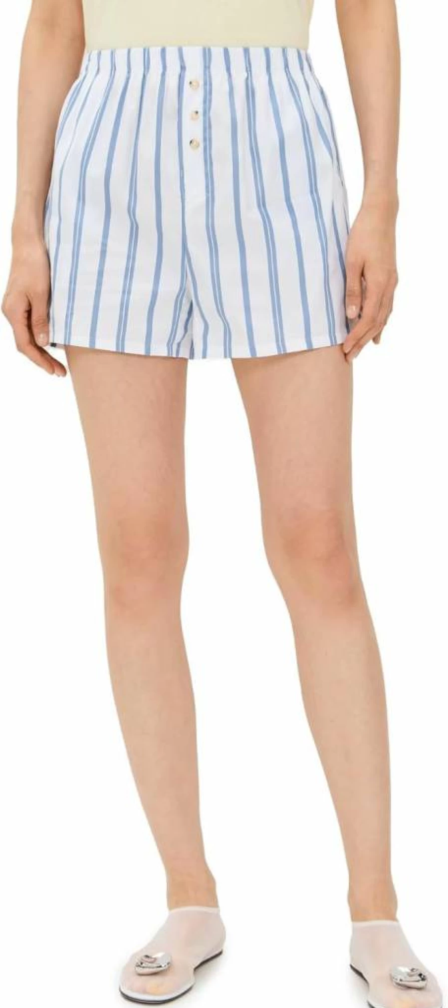 DONNI. Women's High-Waisted Pop Boxer Shorts - Comfortable Cotton Underwear