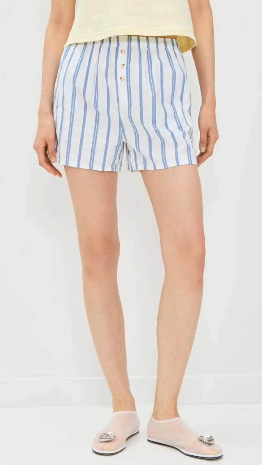 DONNI. Women's High-Waisted Pop Boxer Shorts - Comfortable Cotton Underwear