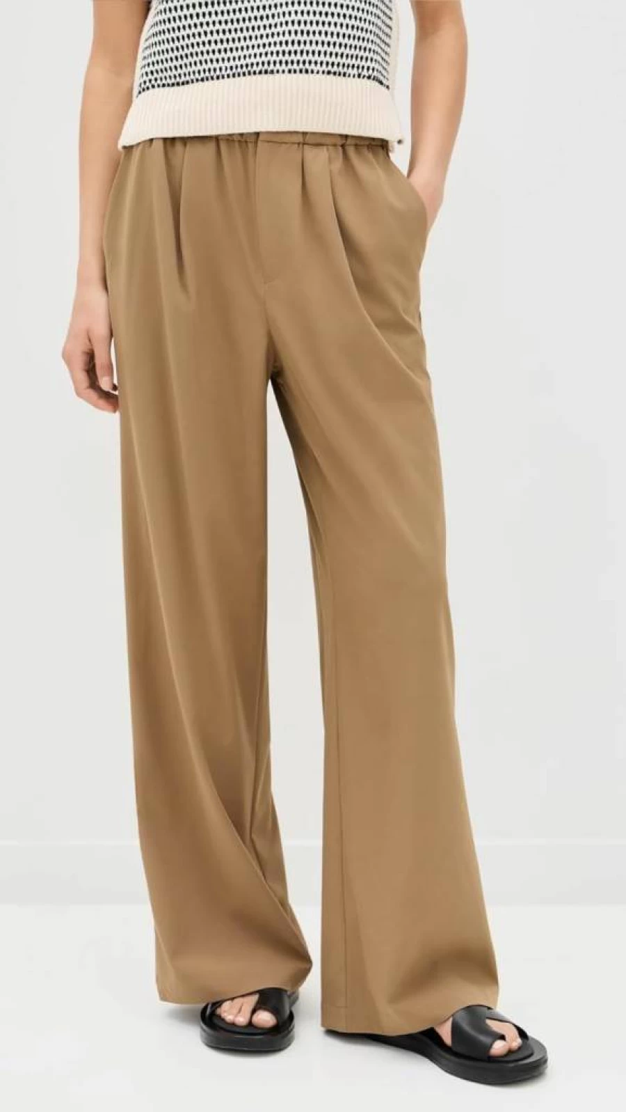 Varley Women's Kayson High-Rise Wide Leg Pants - 32" Inseam - Comfortable & Stylish Trousers