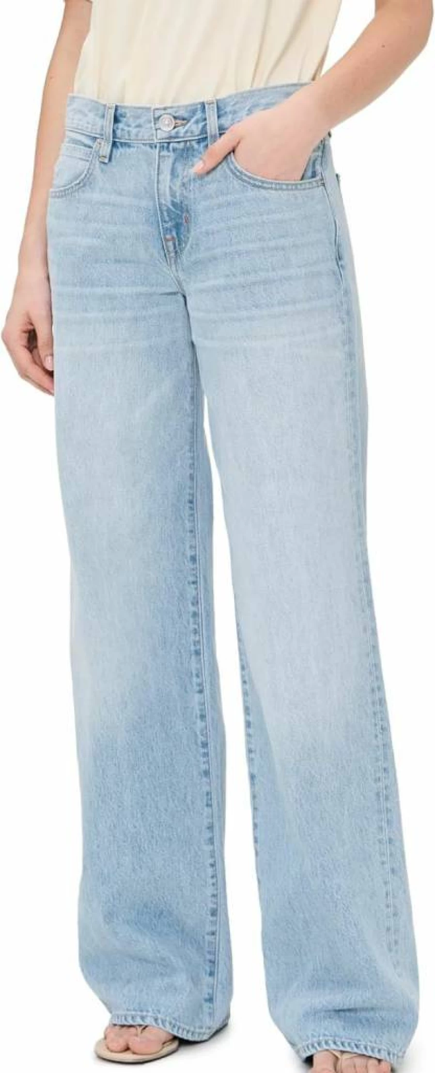 SLVRLAKE Women's Mica High-Rise Slim Fit Stretch Jeans for Comfort and Style