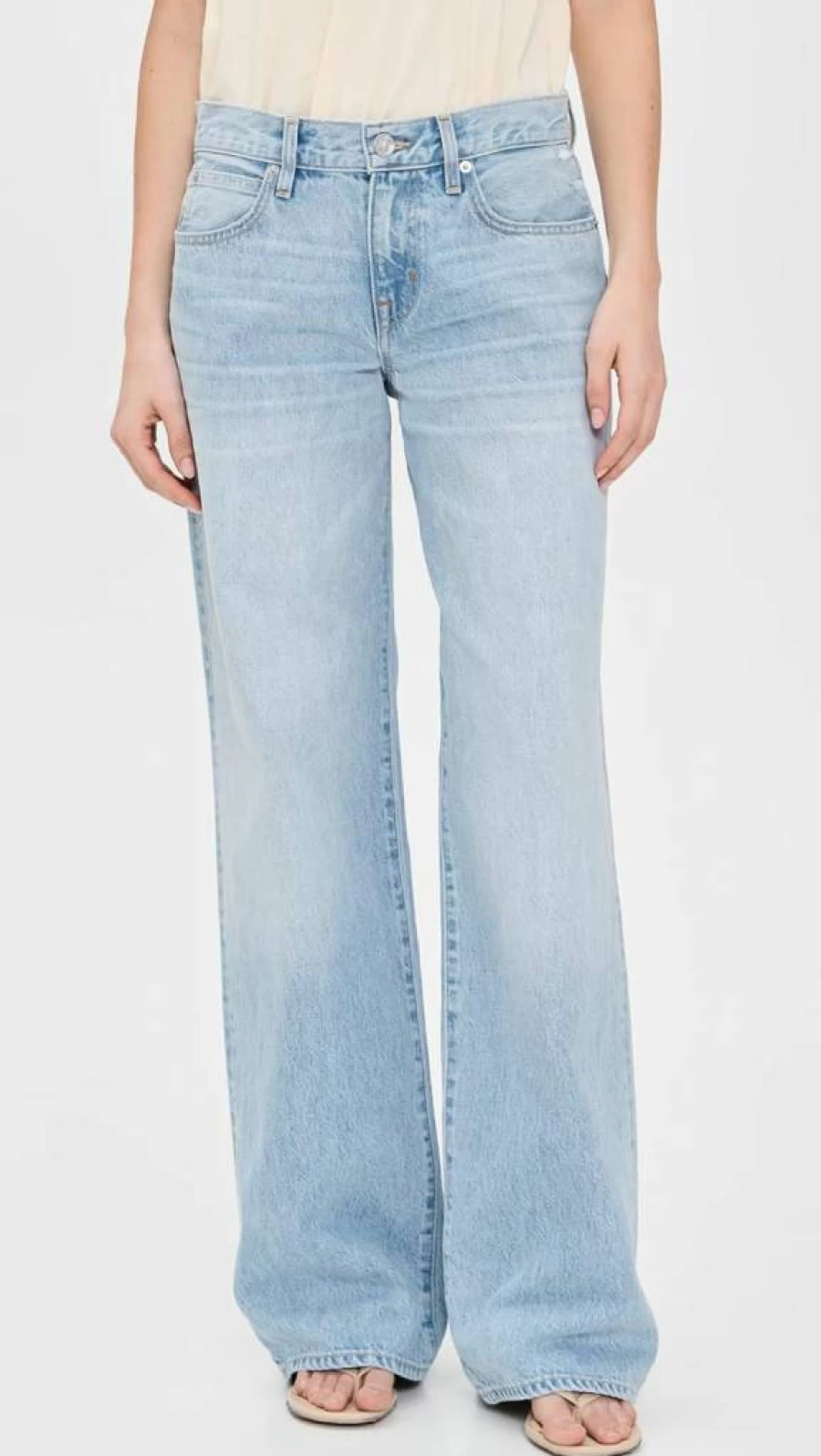 SLVRLAKE Women's Mica High-Rise Slim Fit Stretch Jeans for Comfort and Style