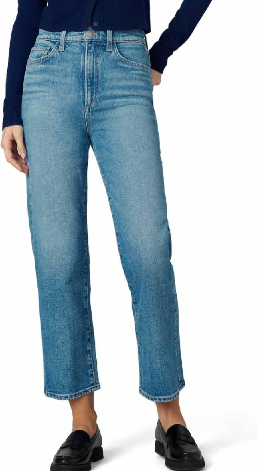 Joe's Women's Margot Crop Straight Jeans - High-Waisted Slim Fit Denim Pants