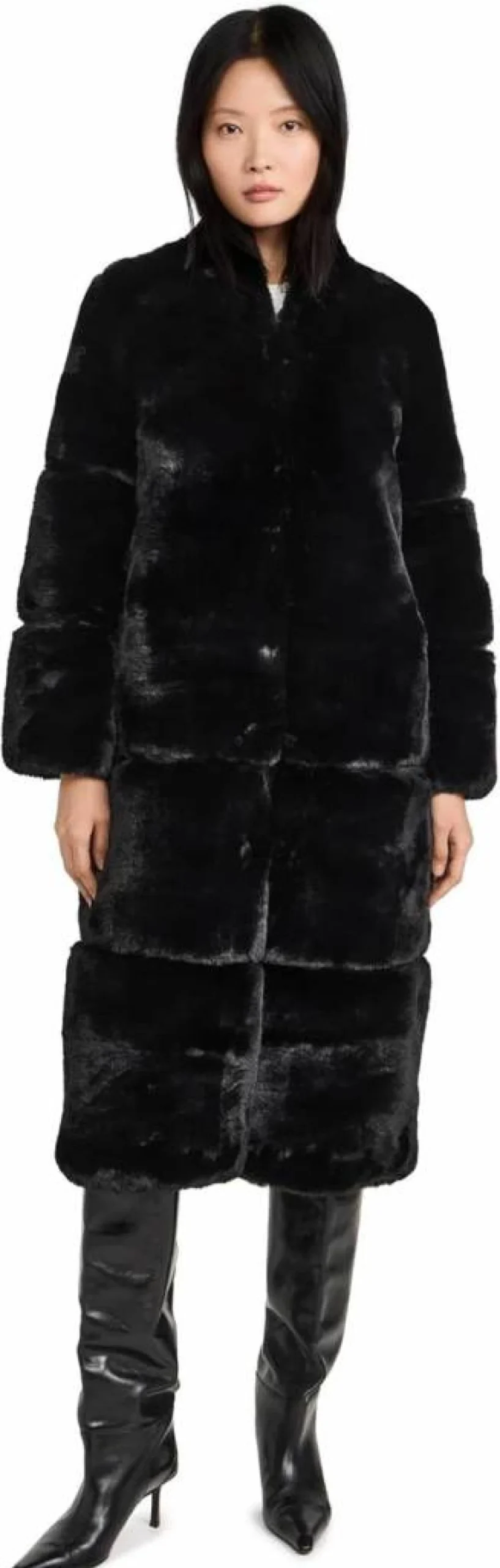 Apparis Women's Sylke Long Coat - Elegant Trench Coat for Women