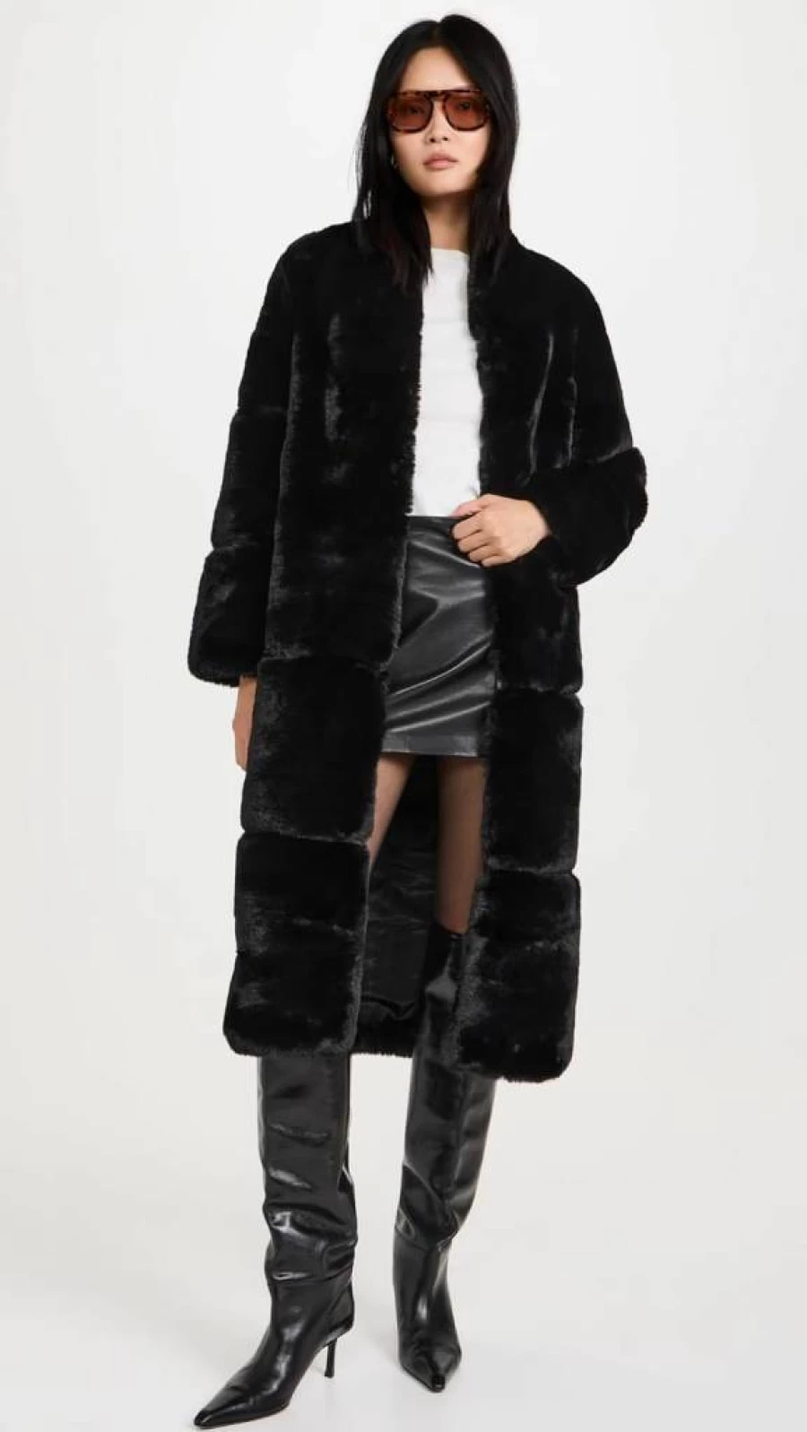 Apparis Women's Sylke Long Coat - Elegant Trench Coat for Women