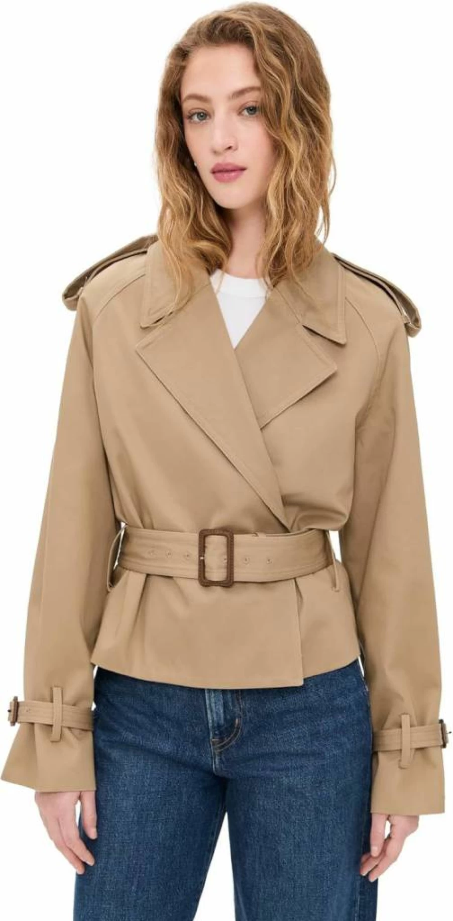 FRAME Women's The Swing Trench Coat - Classic Stylish Jacket for Women