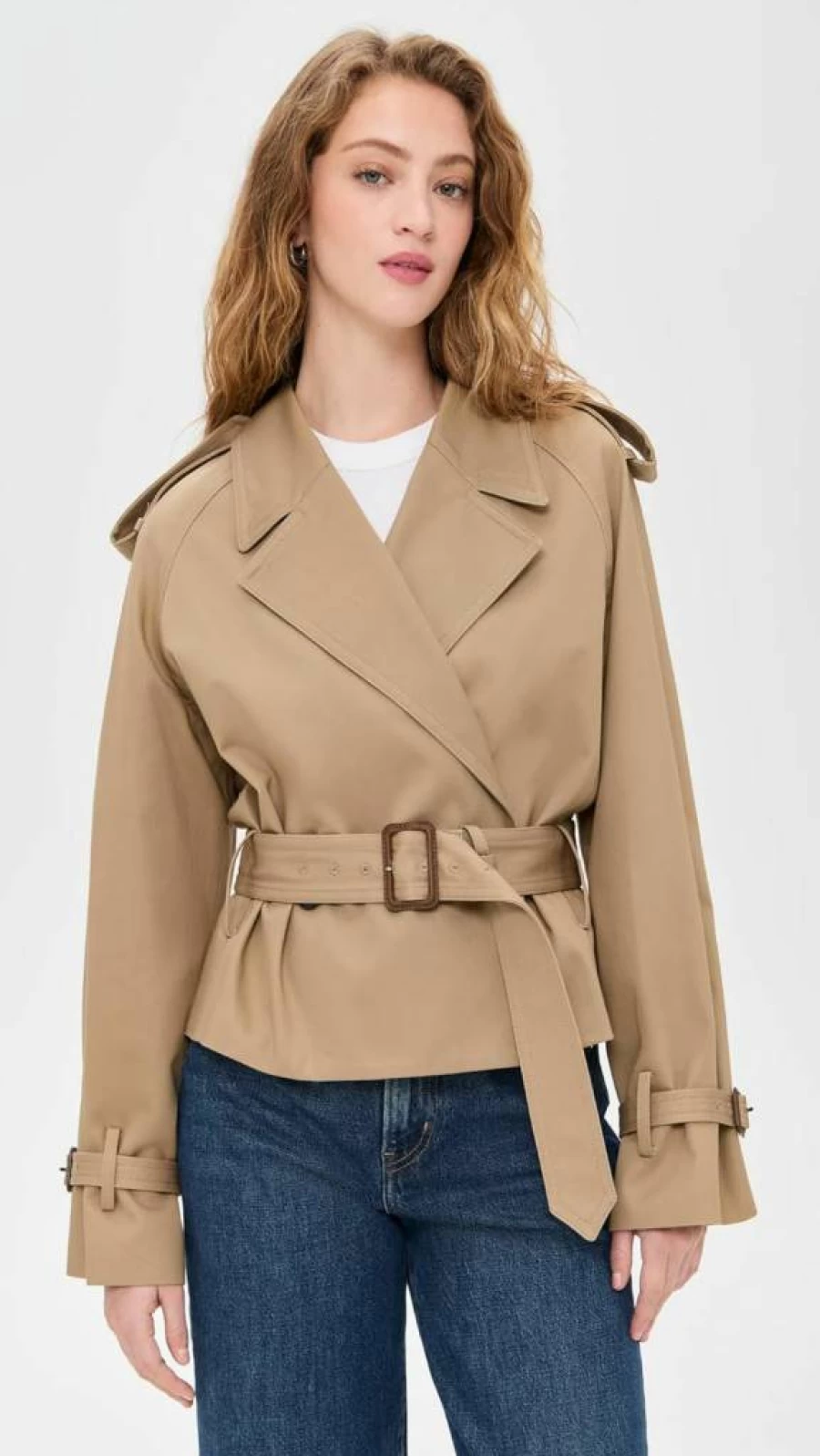 FRAME Women's The Swing Trench Coat - Classic Stylish Jacket for Women