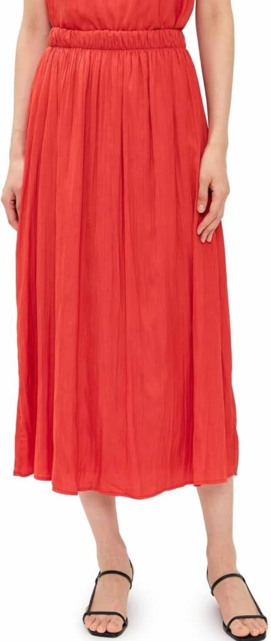 Z SUPPLY Women's Nicoline Skirt | Casual Comfort Stretch Denim Midi Skirt