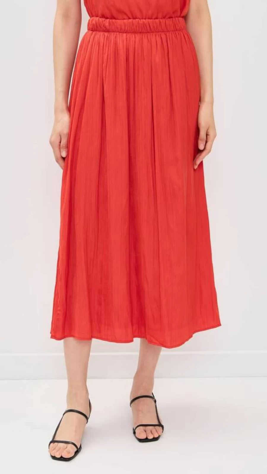 Z SUPPLY Women's Nicoline Skirt | Casual Comfort Stretch Denim Midi Skirt