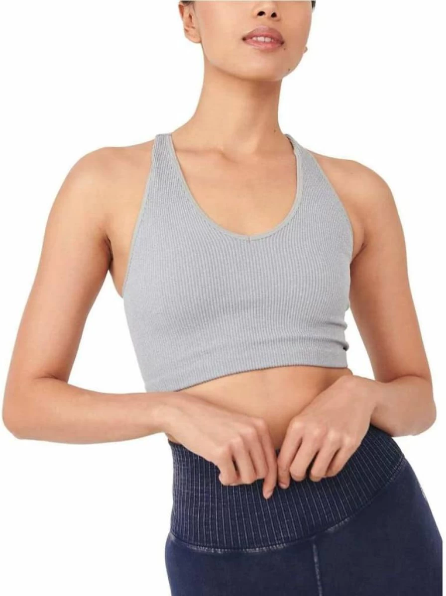 FP Movement by Free Women's Free Throw Crop Top - Athletic Yoga Workout Shirt