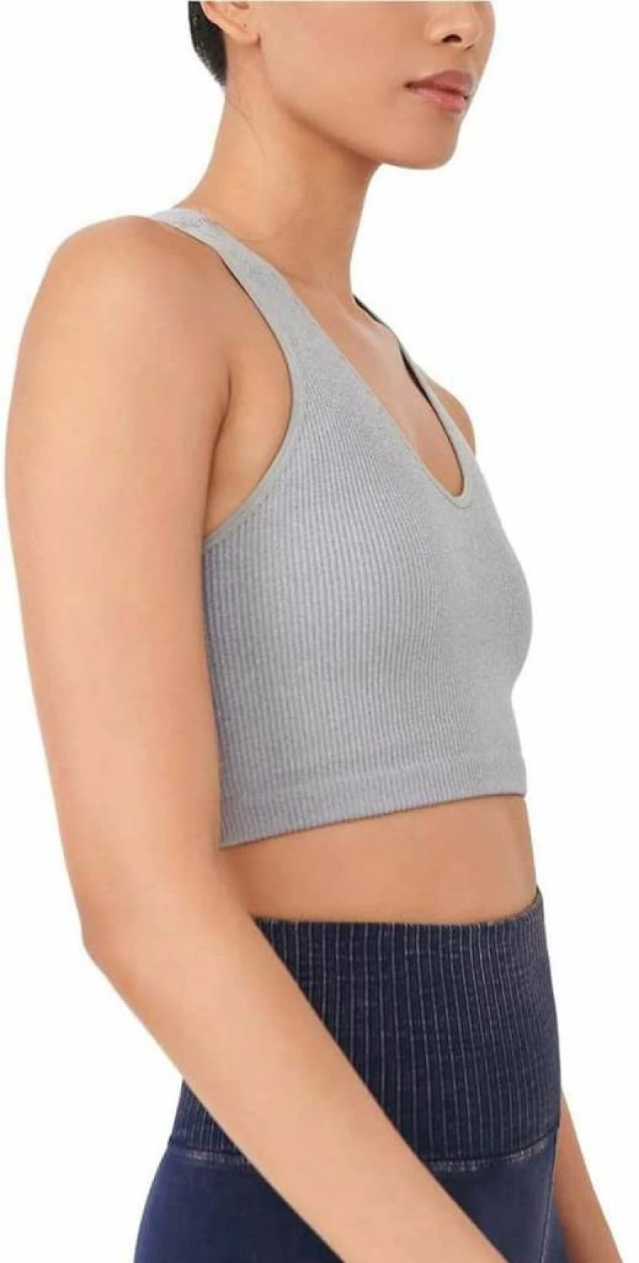 FP Movement by Free Women's Free Throw Crop Top - Athletic Yoga Workout Shirt