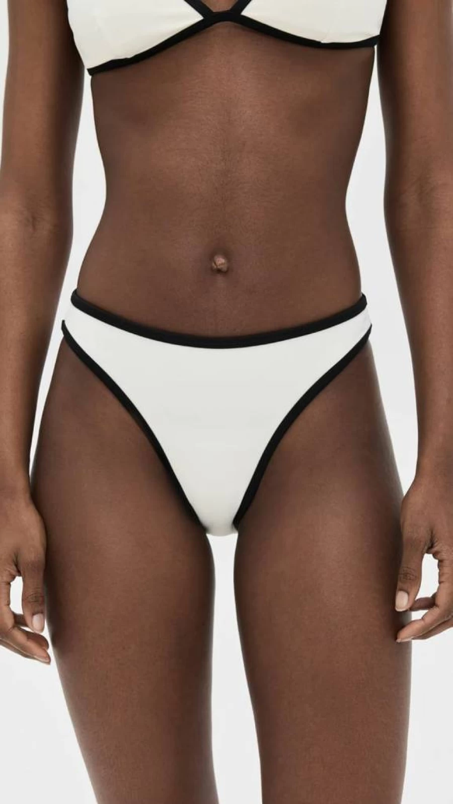 Good American Women's High-Waist Compression Bikini Bottoms - Tummy Control Swimwear