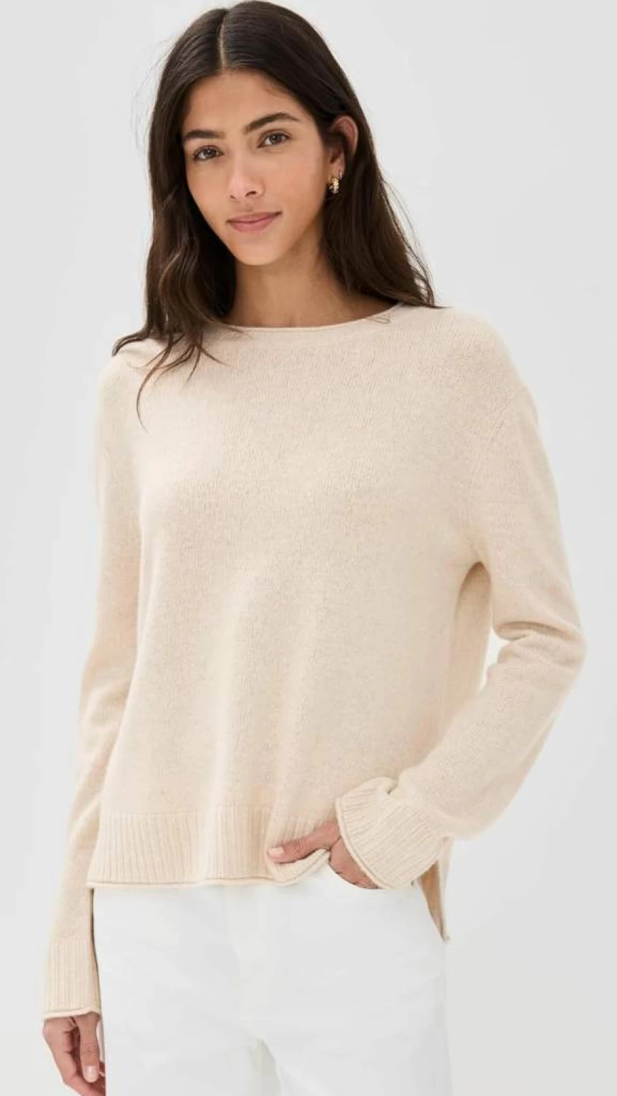 Jenni Kayne Women's Premium Everyday Sweater - Soft Casual Knit Pullover for Women
