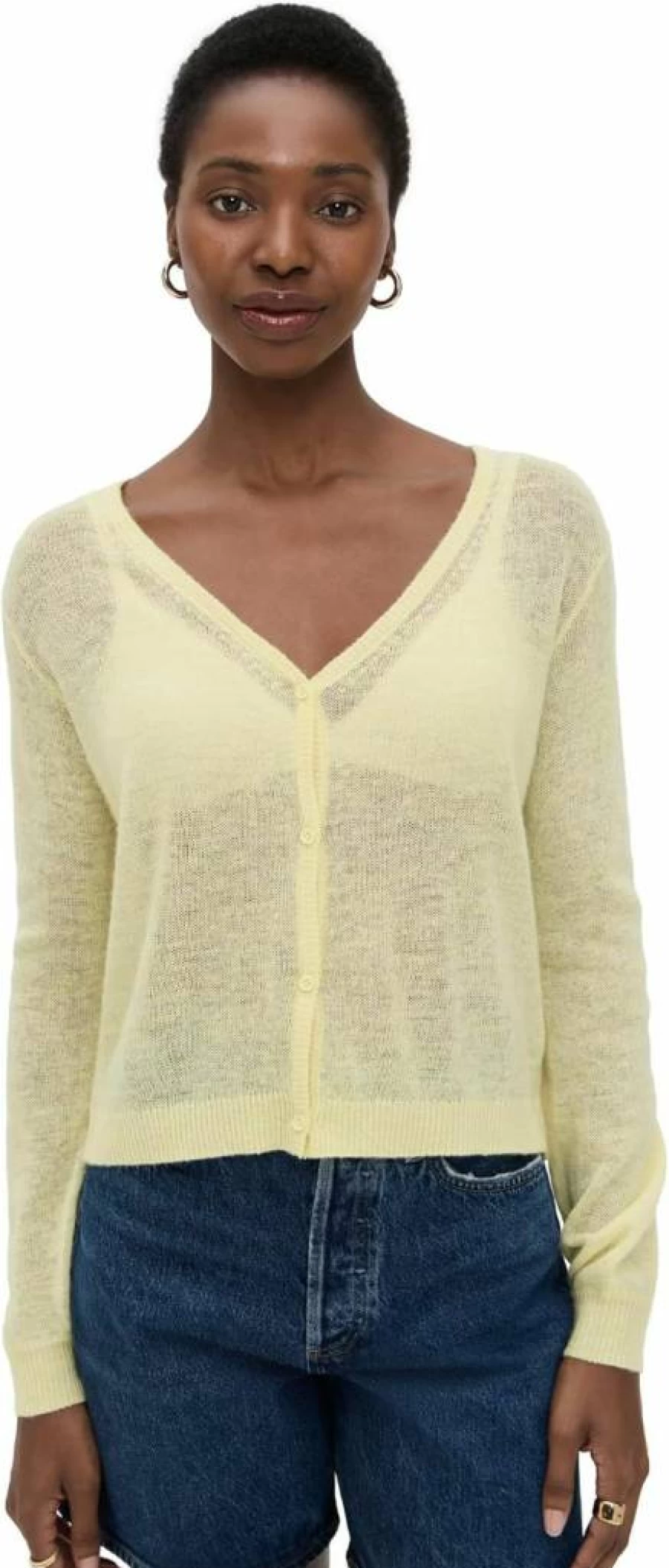 American Vintage Women's Dummy Cardigan - Classic Knitwear for Stylish Layering