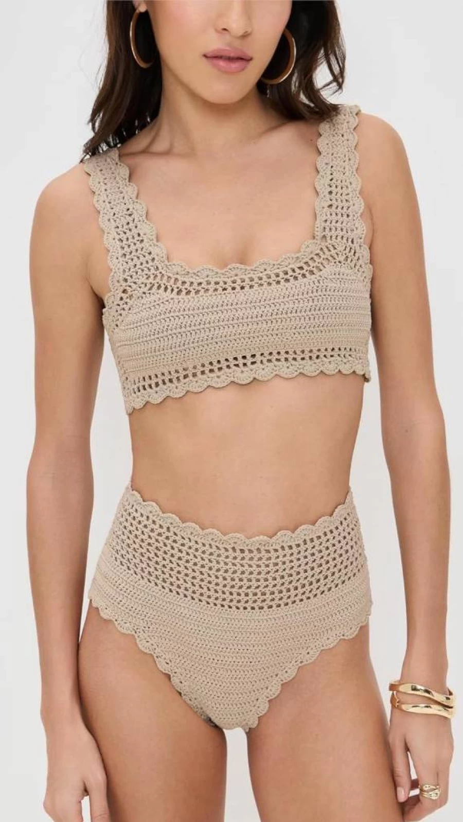 Beach Riot Women's Andy Top | Trendy Summer Crop Top | Sexy Beachwear & Bikini Cover-Up