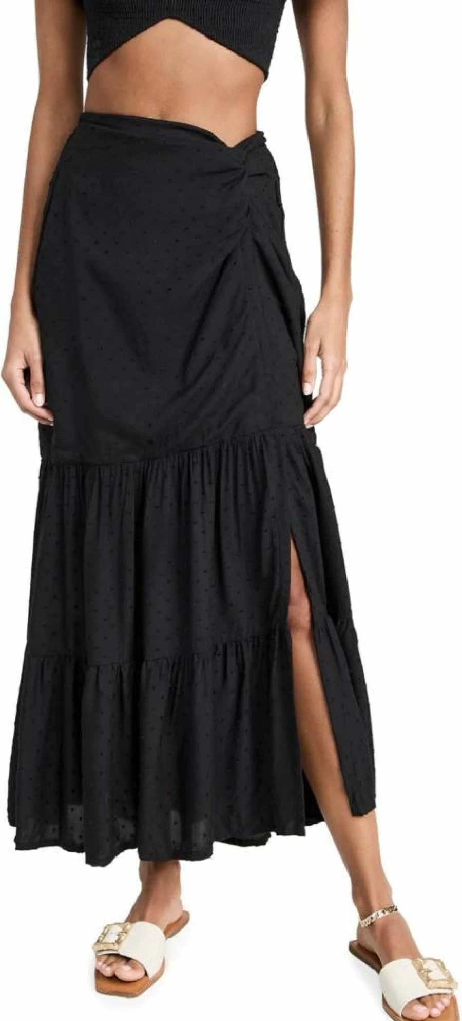 Peixoto Women's Valentina Skirt - Elegant Floral Print Midi Skirt for Women