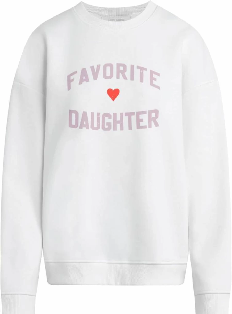 Favorite Daughter Women's Heart Logo Sweatshirt - Stylish Casual Pullover