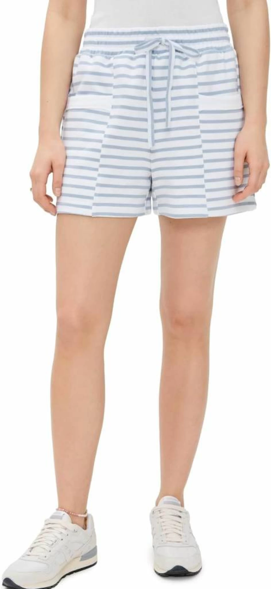 Splendid Women's Cassie Terry Striped Short Sleeve T-Shirt | Casual Comfort Fit Top