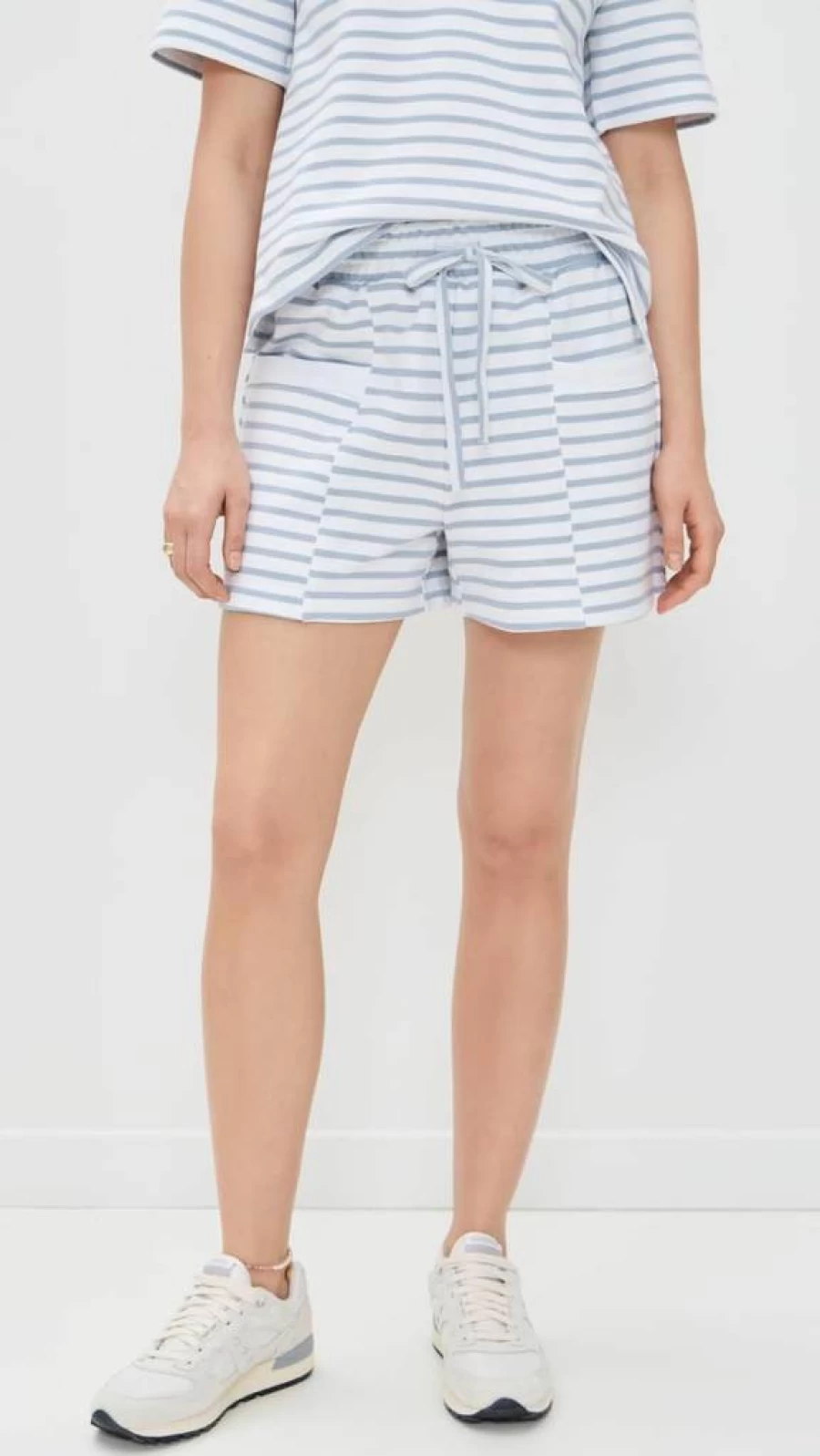Splendid Women's Cassie Terry Striped Short Sleeve T-Shirt | Casual Comfort Fit Top