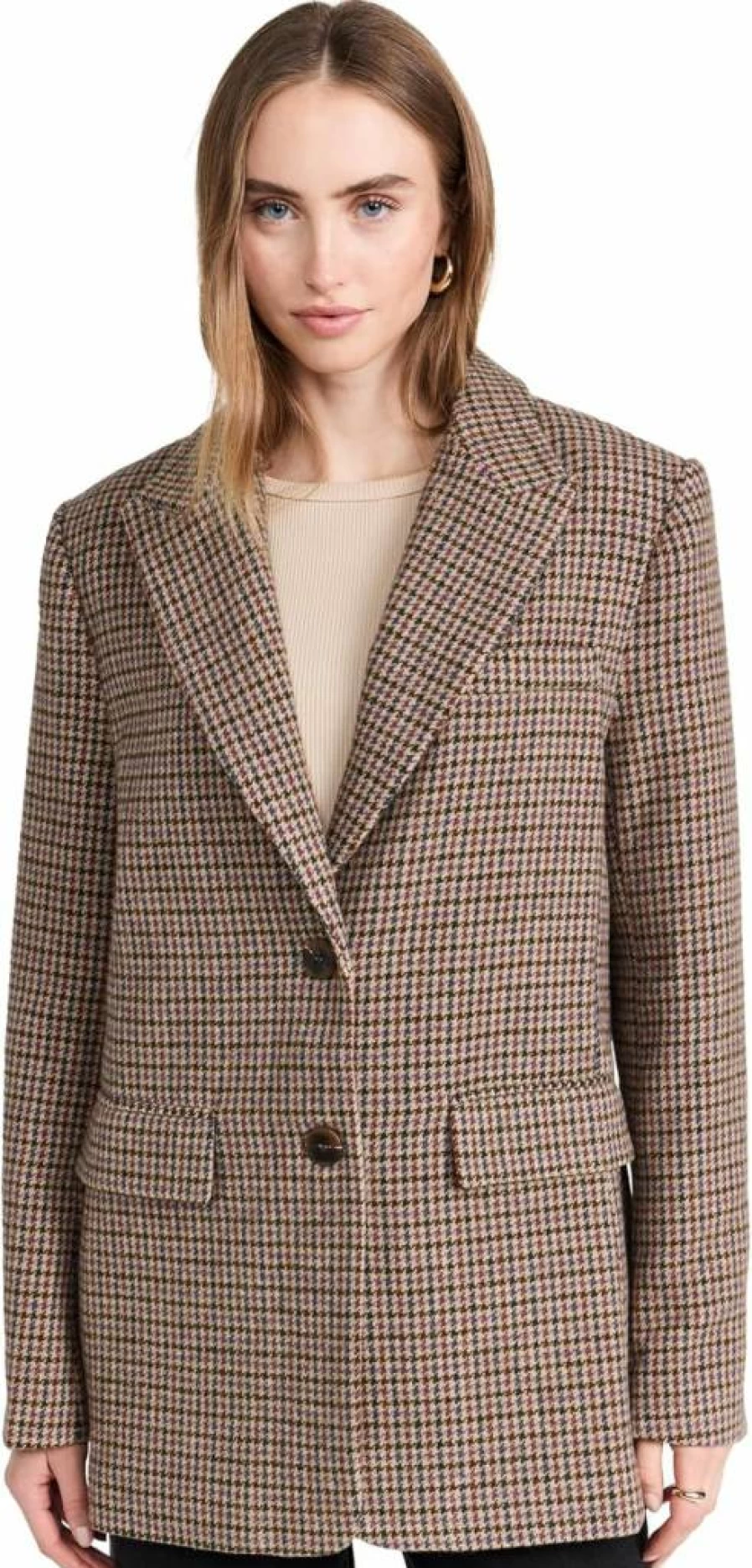 ASTR the Label Women's Pauline Blazer - Classic Tailored Jacket for Women