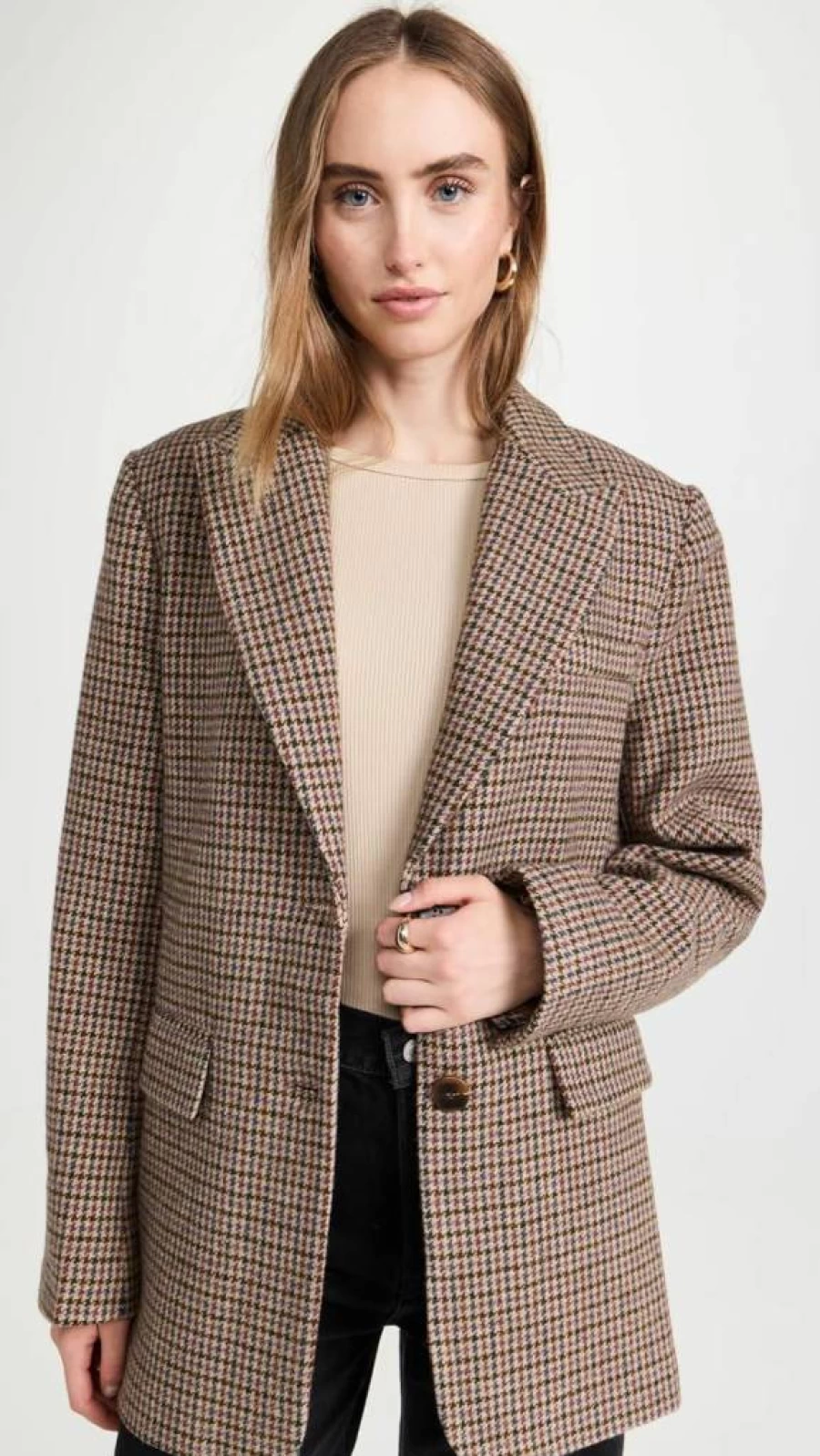 ASTR the Label Women's Pauline Blazer - Classic Tailored Jacket for Women