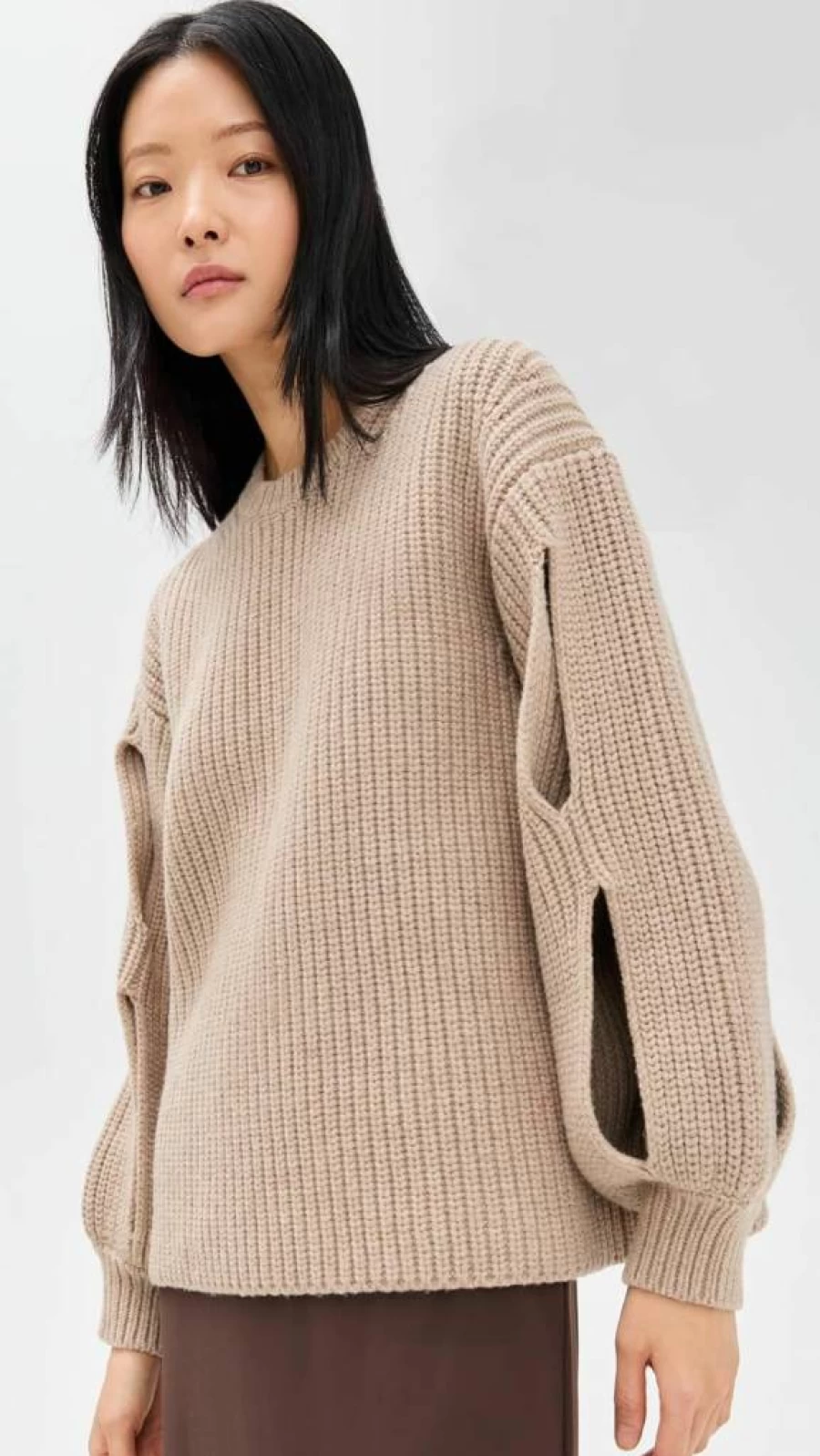 Nanushka Women's Jacint Knit Sweater - Soft Wool Pullover for Stylish Comfort