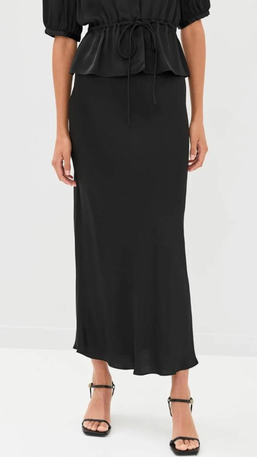 Jenni Kayne Women's Cleo Slip Skirt - Elegant Silky Midi Skirt for Women